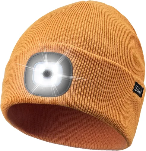 Vista 26 de Etsfmoa Gorro unisex con la luz, regalos para hombres, papá, padre, gorras recargables por USB