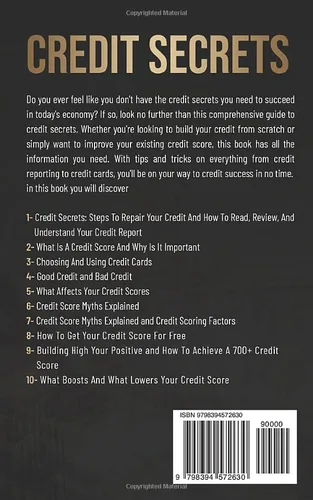 Vista 2 de Credit Secrets The Best Tricks And Secrets To Repair Your Credit And Improve Your Score. Change Your Financial Life. Manage Your Expenses And Money