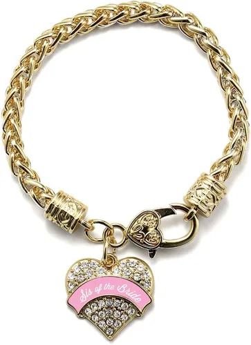 Vista 31 de Inspired Silver - Pulsera de plata con dije de corazón pavé con circonitas cúbicas