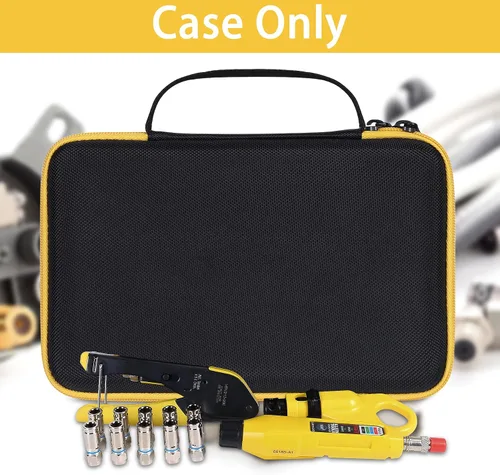 Vista 6 de Aenllosi Funda de transporte rígida de repuesto para herramientas y conectores de cable coaxial Klein Tools VDV002-818, soporte personalizado
