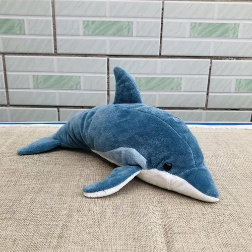 Vista 3 de TAMMYFLYFLY Juguete de peluche de delfín de 8 pulgadas