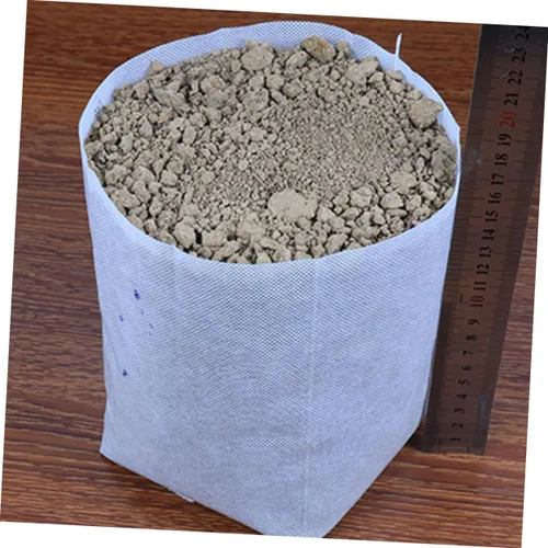 Vista 5 de 200pcs Non-Woven Fabric Grow Bags for Seedlings, White Xmas
