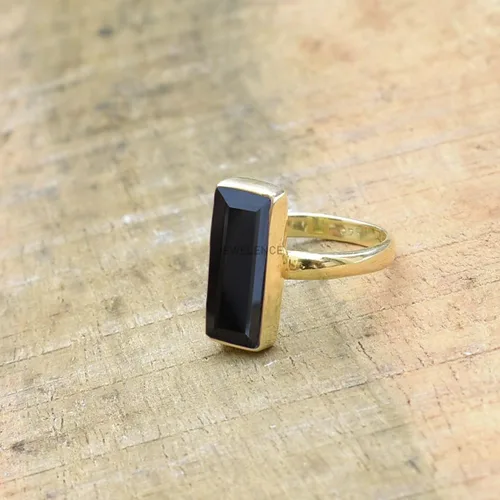 Vista 22 de Anillo de plata de ley maciza superpuesta de oro amarillo de 18 quilates para mujer, anillo de compromiso de plata esterlina, juego de bisel