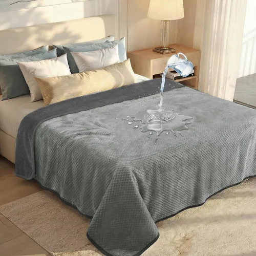 Vista 23 de Luciphia Manta impermeable para perro, manta reversible lavable para Beige