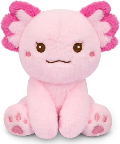 Vista 8 de Highland Cow - Animal de peluche esponjoso de 8 pulgadas con pelo elegante, juguete suave de peluche Kawaii abrazable de vaca para niños, niños