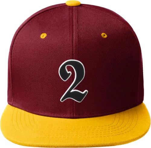 Vista 1199 de Daxton Gorra clásica con visera de billete plano con letras del alfabeto inglés antiguo de la A a la Z