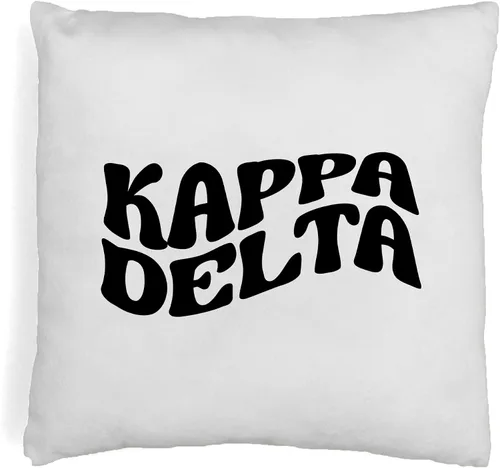 Vista 24 de sockprints Mod Alpha Chi Omega - Funda de almohada de 18 x 18 pulgadas, fundas de almohada de hermandad de mujeres - Almohada decorativa