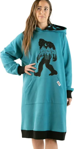 Vista 40 de Lazy One Sudadera con capucha de gran tamaño, ropa de dormir cómoda, vestido de suéter para mujer