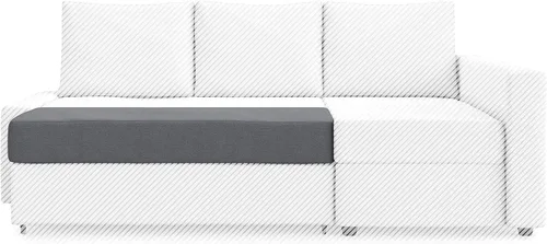 Vista 5 de MASTERS OF COVERS Cover Only Snug Fit Friheten Slipcover for The IKEA Friheten with Chaise Corner Cover, Sofa Bed Cover, Sectional Slipcover Gris