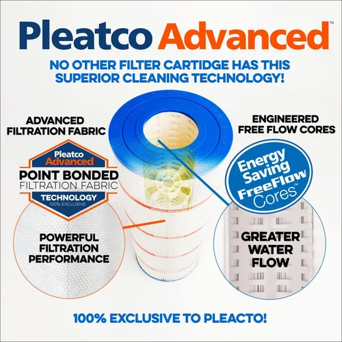 Vista 4 de Pleatco PWK30-EC Reemplazo del cartucho de filtro de spa para Unicel: C-6330, Filbur: FC-3915, OEM números de pieza: 31489, blanco
