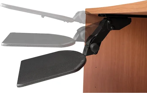 Vista 4 de Bush Business Furniture Accesorios Bandeja articulada para teclado, color negro
