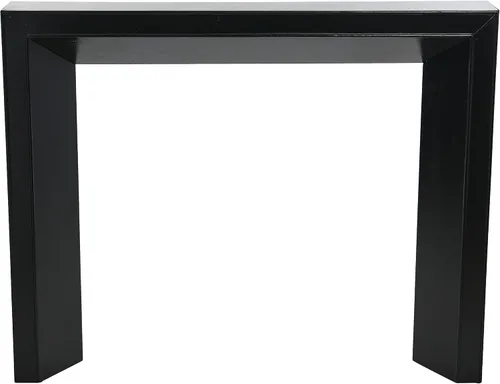 Vista 4 de Creative Co-Op Moderna chimenea de chimenea, color negro