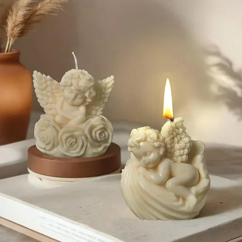Vista 3 de Molde de silicona Nighthawk - Moldes de fundición de resina de silicona para velas y resina y jabón