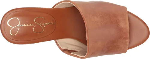 Vista 5 de Jessica Simpson Shelbie - Sandalias de tacón con plataforma para mujer, Caramelo