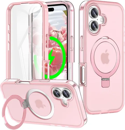 Vista 120 de Funda para iPhone 16 con protector de pantalla-Lotus A25
