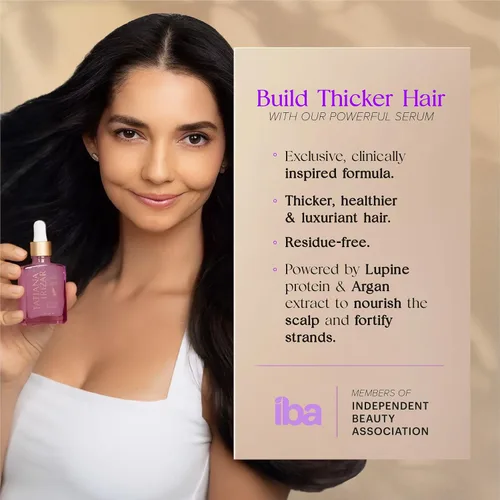 Vista 6 de Suero para engrosar el cabello – Suero de densidad capilar para mujeres fabricado en Estados Unidos 1.0 fl oz – Tratamiento clínicamente probado