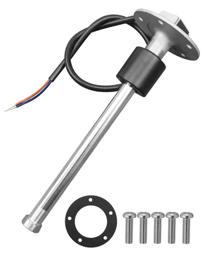 Vista 12 de Sensor de Nivel de Combustible, Agua y Gas de Acero Inoxidable Impermeable de 0-90ohm, Unidad de Envío de Tanque de Combustible para Barco de Unidad