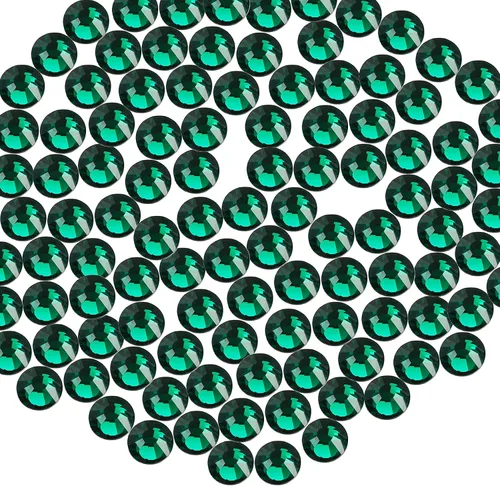 Vista 9 de Briskbloom - 2880 diamantes de imitación termoadhesivos SS6 de 0.079 pulgadas, cristales termoadhesivos con parte trasera plana para manualidades