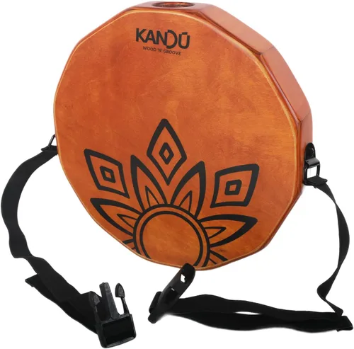 Vista 10 de KTÄK - El primer cajón de percusión artesanal, de mano, de dos sonidos, portátil de Kandu con estuche de transporte (negro)