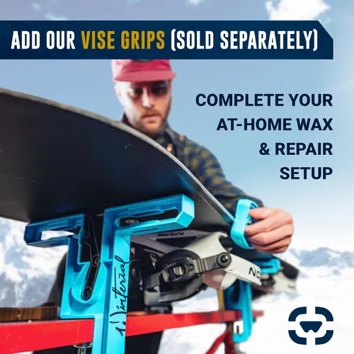Vista 9 de Winterial Snowboard and Ski Tuning Kit, with Iron, All-Temp Snowboard Wax, Angled Edge Tuner File