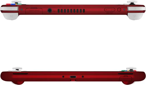 Vista 9 de eXtremeRate Soft Touch Scarlet Red DIY Replacement Shell for Nintendo Switch Lite, NSL Handheld Controller Housing wScreen Protector, Custom Case