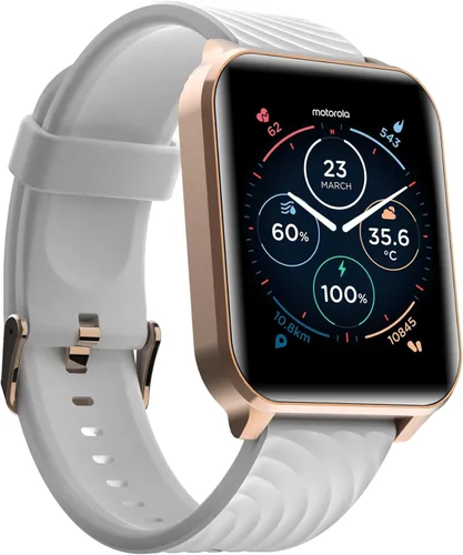 Vista 9 de Motorola Moto Watch 70 - Reloj inteligente Bluetooth de salud y fitness para uso diario, funciones avanzadas de salud, hasta 10 días de duración