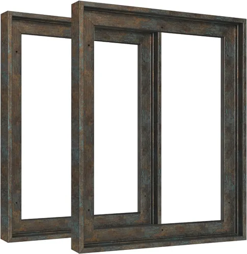 Vista 23 de FOLKOR Floating Frame for 8x10 Inch Canvas Painting with 0.6-0.8" Deep, 2 Pack Canvas Floater Frame Living Room Decor, Wall Art frame for Prints Oil