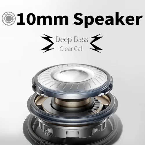 Vista 3 de Redpepper Auriculares inalámbricos con cancelación activa de ruido Bluetooth 6.0 con micrófonos incorporados, llamadas claras de 0.14 oz