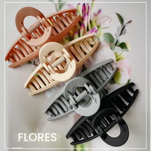 Vista 7 de Pinzas para el cabello de 4.3 pulgadas, grandes, antideslizantes, grandes mate, clip de mariposa para cabello fino y grueso, paquete de 4