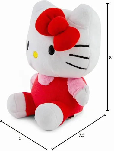 Vista 9 de Silver Buffalo Sanrio Hello Kitty en Pose de Sentarse Banco de Monedas de Peluche Suave Pose sentado de Hello Kitty