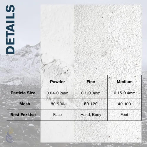 Vista 4 de ClearLee Piedra pómez de grado cosmético – 100% grano/polvo natural puro – excelente para exfoliación de la piel en jabones caseros DIY