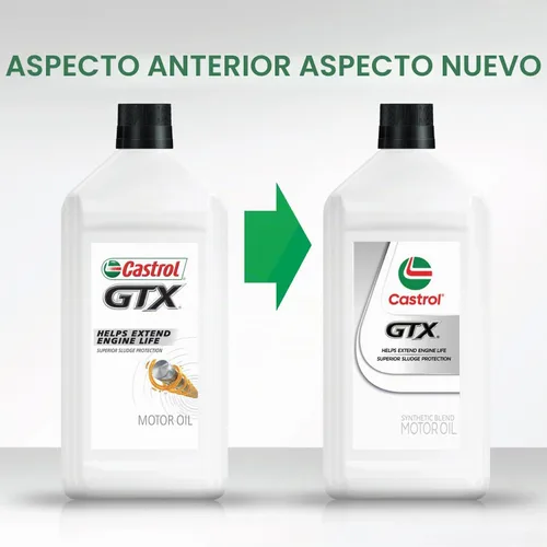 Vista 5 de Castrol GTX 20W-50 Aceite de motor convencional, 1 cuarto de galón, paquete de 6