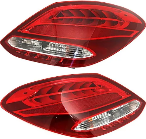 Vista 6 de Para Mercedes-Benz C300 luz trasera 2015 2016 2017 2018 bombillas laterales del conductor incluidas MB2800143-205 906 18 02 W205 para sedán