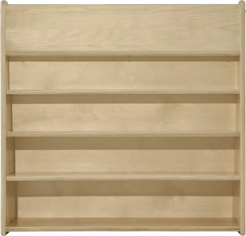 Vista 4 de Contender Exhibidor de libros: completamente ensamblada., Blanco, 1