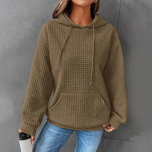Vista 47 de SHAOBGE Sudaderas con capucha de gran tamaño para mujer, sudaderas con capucha para entrenamiento, suéteres casuales y cómodos trajes de moda