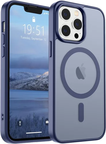 Vista 222 de SUPFINE Funda magnética para iPhone SE 2022 (3ª)/2020 (2ª), iPhone 8 (compatible con MagSafe) (protección contra caídas de grado militar), funda