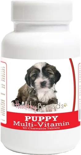 Vista 83 de Healthy Breeds Affenpinscher - Tableta multivitamínica para cachorros y perros, 60