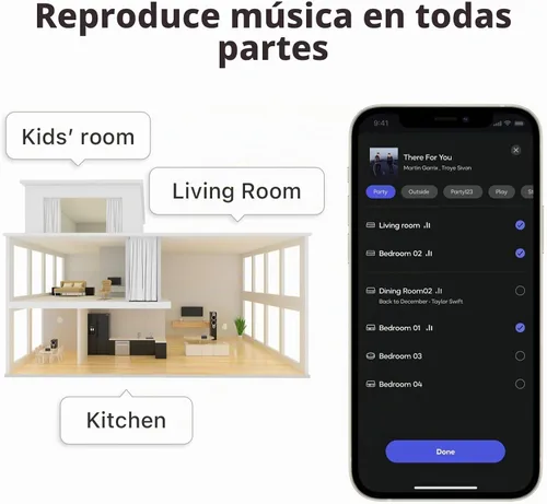 Vista 8 de WiiM Pro AirPlay 2 Receptor, Google Cast Audio, Transmisor Multisala WiFi, Compatible con Alexa, Siri y Google Assistant, Transmite Audio de Alta