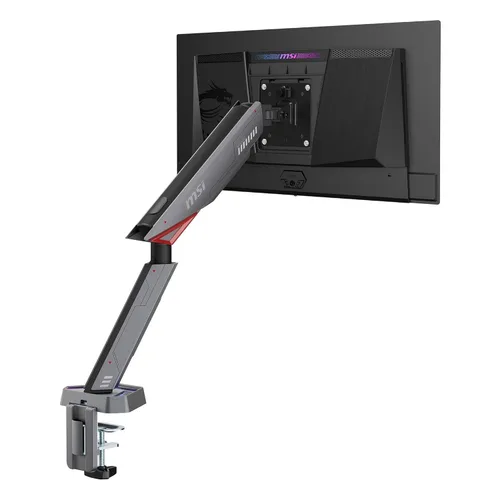 Vista 8 de MSI MPG MT161DR - Brazos de soporte para monitor dual RGB de alta calidad, soporte de 17-38 pulgadas, compatible con VESA, montaje asistido por