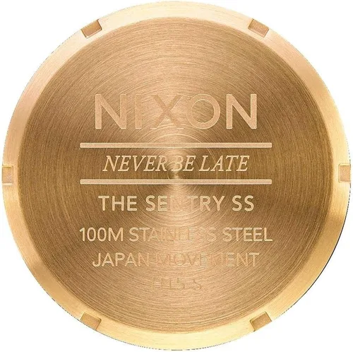 Vista 4 de Nixon Sentry SS A356 - Reloj de pulsera para hombre, 42 mm, acero inoxidable, resistente al agua 328 pies