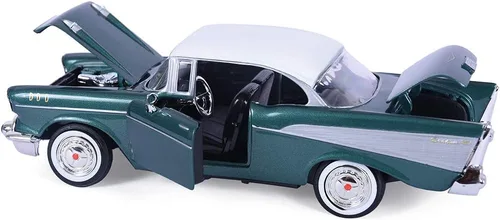 Vista 3 de Motormax 1:24 Die-Cast 1957 Chevy Bel Air - Los colores pueden variar