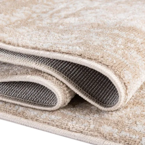 Vista 6 de Unique Loom Oxford Collection - Alfombra rectangular de 2 x 3 pies 1 pulgada, color beige y marfil
