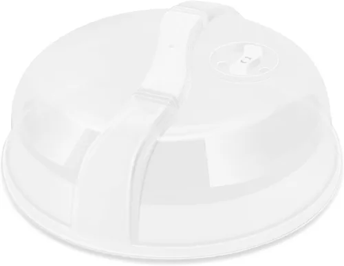 Vista 10 de Flexzion Funda pequeña de 10 pulgadas para salpicaduras de microondas, sin BPA, con ventilación de vapor ajustable, apta para lavavajillas