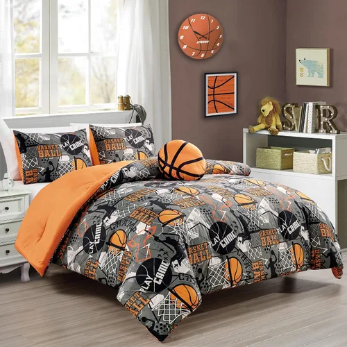 Vista 11 de Chezmoi Collection Juego de ropa de cama de 3 piezas para niñas, color blanco y negro, tamaño individual, juego de edredón de microfibra con Panda