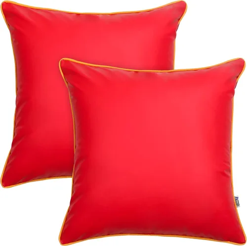 Vista 12 de Paquete de 2 fundas de almohada para exteriores de 12 x 20 pulgadas, resistente al agua, de piel de silicona, resistente a los rayos UV, resistente