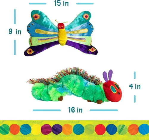 Vista 8 de Libro de oruga muy hambrienta, reversible, diseño de mariposa de oruga y juego