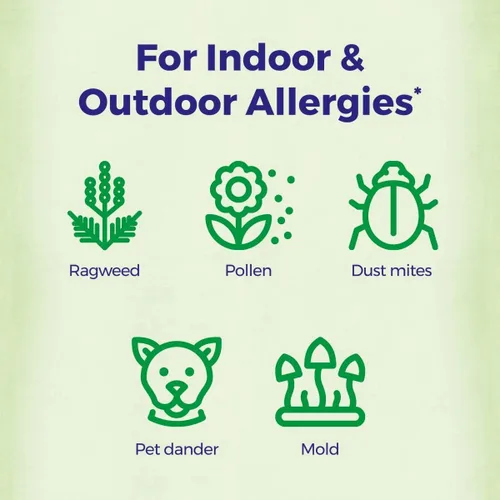 Vista 2 de Boiron AllergyCalm - Tabletas de 240 unidades, alivio de alergias y fiebre del heno, síntomas de estornudos, secreción nasal, picazón en los ojos