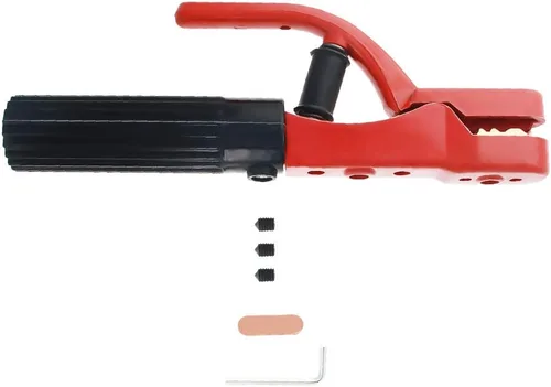 Vista 2 de Utoolmart Soporte de electrodo de soldadura, 800 amperios, abrazadera de electrodo de alicates de sujeción de mandíbula resistente de cobre