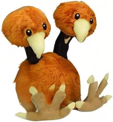 Vista 3 de Pokemon Center: Sitting Cuties: Doduo Plush # 84 - Generación 1-6 pulgadas