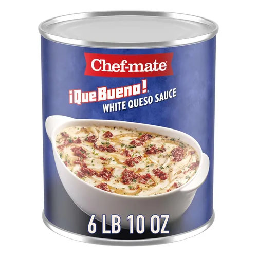 Vista 12 de Chef-mate Salsa básica de queso cheddar, comida enlatada para macarrones con queso, 6 libras 10 onzas (#10 lata a granel)
